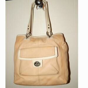 Y2K COACH 19264 Penelope  Pebbled Leather Tote Bag Purse Shoulder Bag